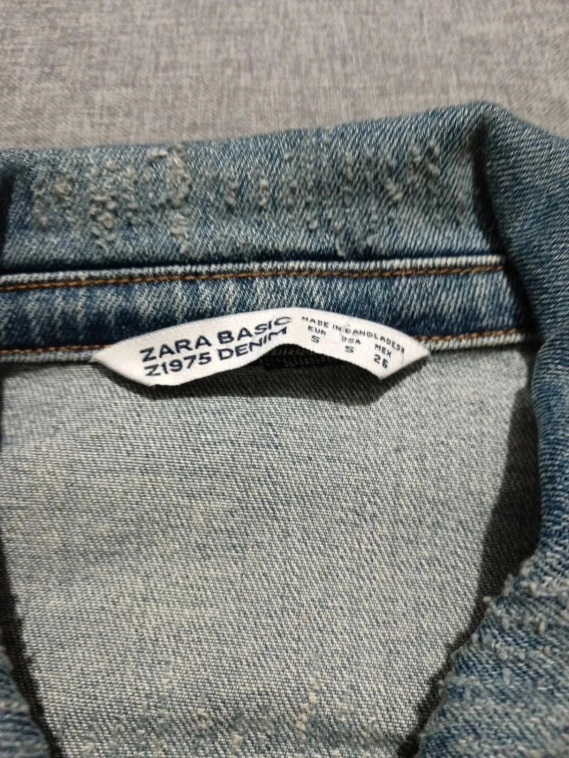 C31 chaqueta de mezclilla azul Zara S – photo 3